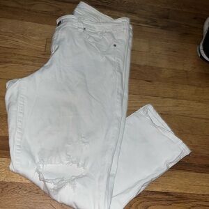 Celebrity Pink White Girlfriend Jeans